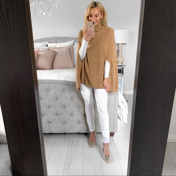 Camel Cloak Turtleneck Sweater - Picture 6 of 8